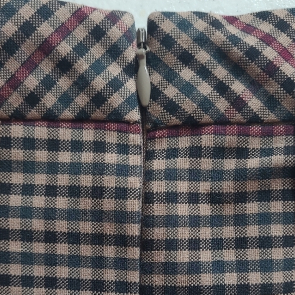 SZ0 Aritzia Sunday Best Plaid Pleated Mini Skirt Preppy Dark Academia Tennis - Picture 6 of 8
